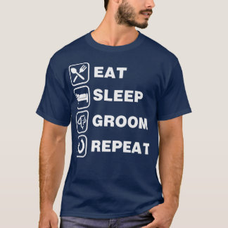Camiseta Coma O Cachorro Do Sono Repete O Cachorro De Pet E