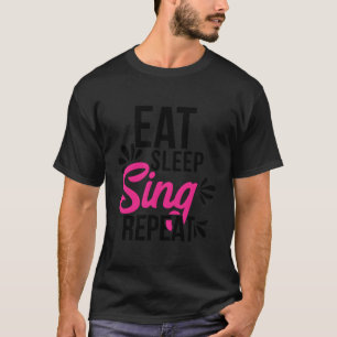 Camiseta Coma o canto do sono Repetir Presente Motivacional