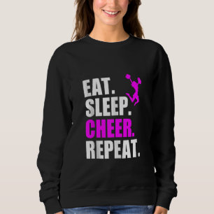 Camiseta Coma o Cheerleader de líder de torcida de torcida