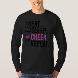 Camiseta Coma o Cheerleader de líder de torcida de torcida