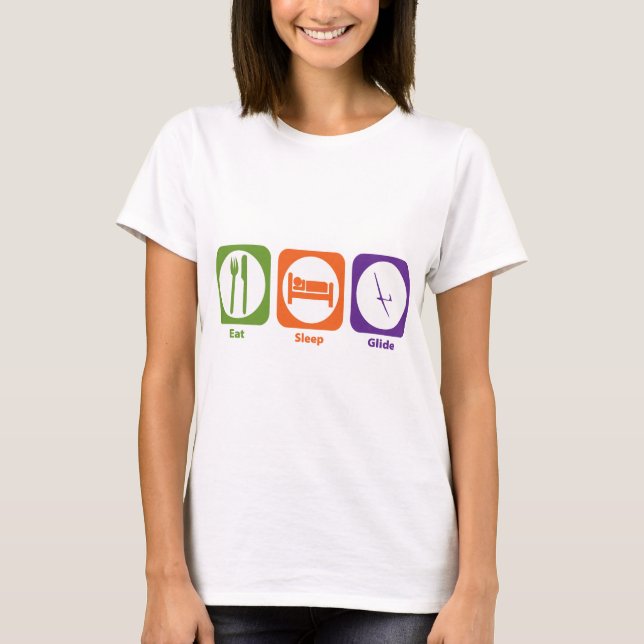 Camiseta Coma o deslize do sono (Frente)