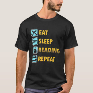Camiseta Coma o dia perfeito para ler o livro de culinária