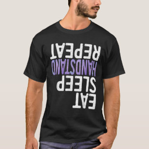 Camiseta Coma o dispositivo de mão para dormir Repita a cam