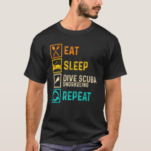 Camiseta Coma O Dissipador De Sono Repetindo O Disco De Dis