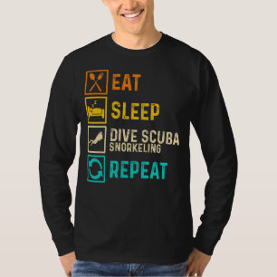 Camiseta Coma O Dissipador De Sono Repetindo O Disco De Dis