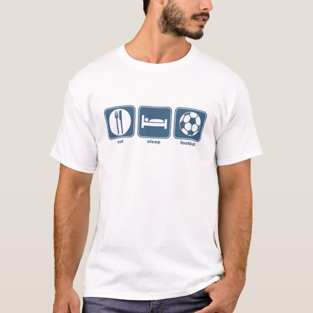 Camiseta coma o futebol do sono (Frente)