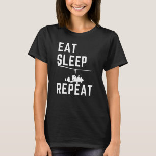 Camiseta Coma o girocopter do sono Repetir Tragus Chave do