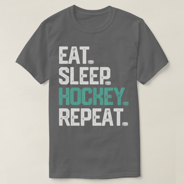Camiseta COMA O HOCKEY DE SONO REPETIDO A CAMISECER Hockey  (Frente do Design)