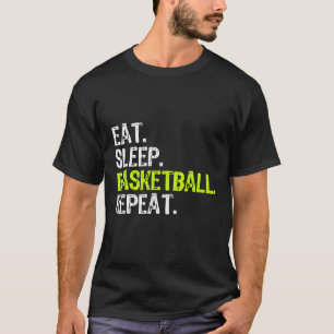 Camiseta Coma o jogador Legal no basquete do Sleep