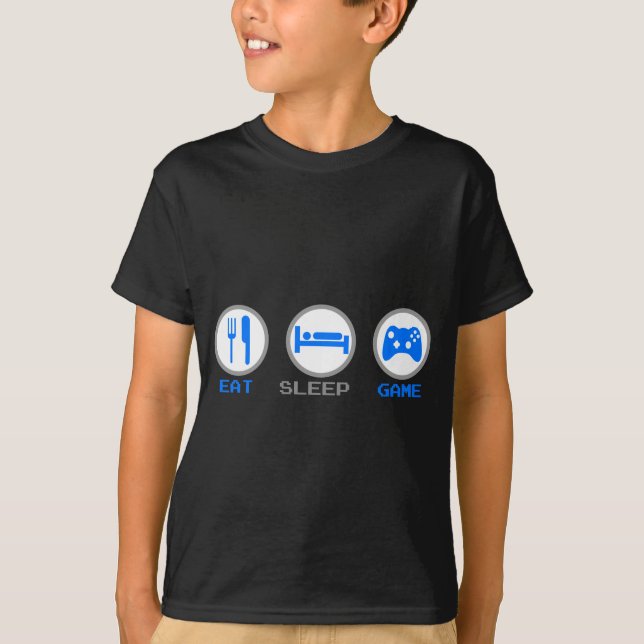 Camiseta Coma o jogo 2 do sono - video games do geek do (Frente)