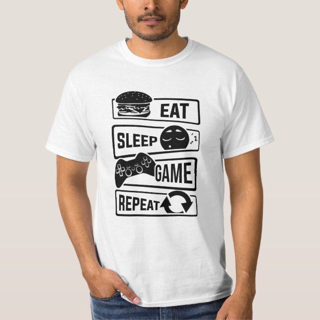 Camiseta Coma o Jogo do Sono (Frente)