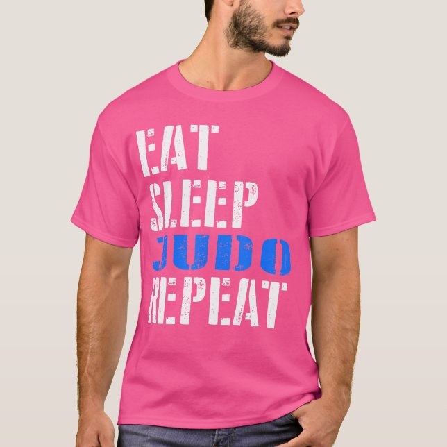 Camiseta Coma o Judo do Sono Repetir (Frente)
