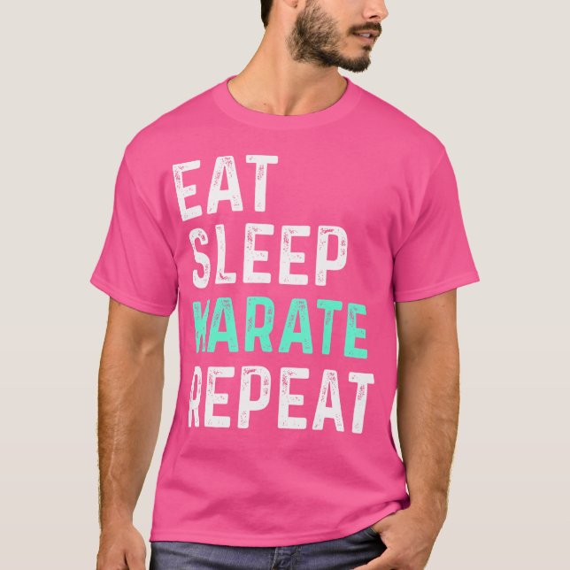 Camiseta Coma o Karate do Sono Repetir (Frente)