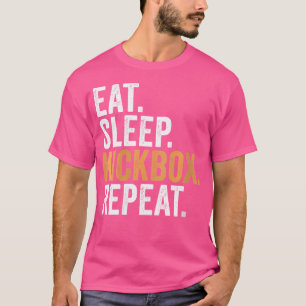Camiseta Coma o Kickbox do Sono Repetir o Kickboxe Engraçad
