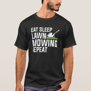 Camiseta Coma o Pai de força repetitiva da lente do repouso