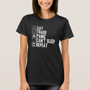 Camiseta Coma o Pânico Comercial Não Consegue Dormir Repeti