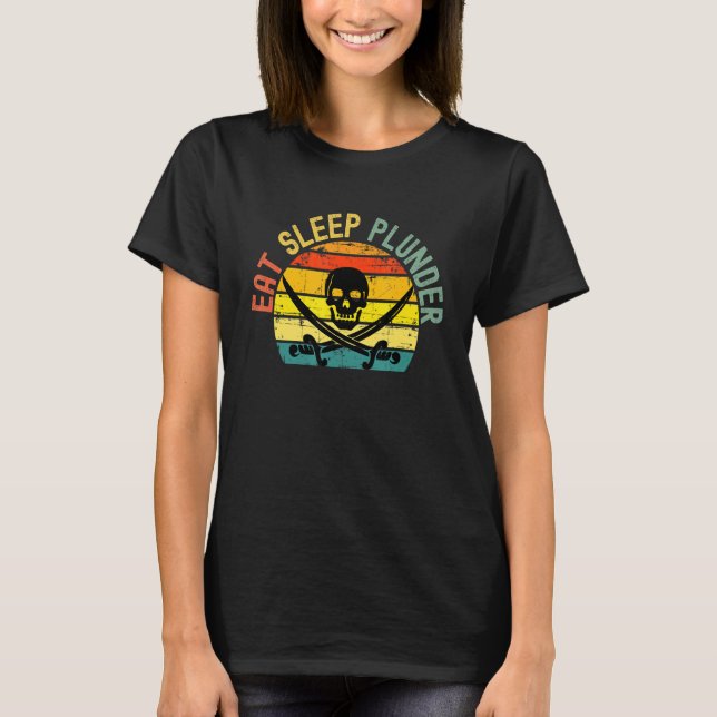 Camiseta Coma o Partido Pirata do Sono (Frente)