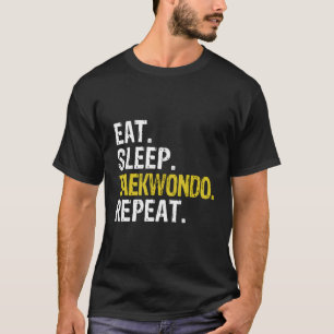 Camiseta Coma o Presente do Taekwondo para Dormir