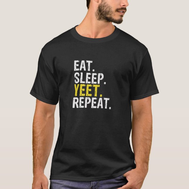 Camiseta Coma o Presente Repetitivo De Onda De Sono (Frente)