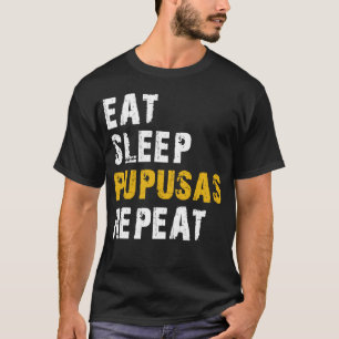 Camiseta coma o pudim de sono repetir