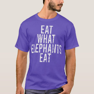 Camiseta COMA O QUE ELEFANTES COMEM Vegan Vegetarian Fun St