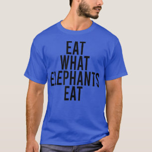 Camiseta COMA O QUE ELEFANTES COMEM Vegan Vegetarian Fun St