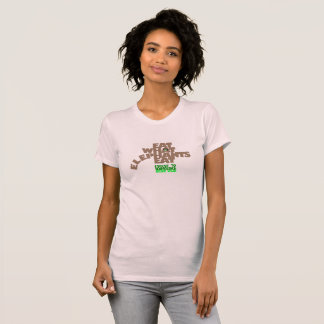 CAMISETA COMA O QUE OS ELEFANTES COMEM. VAI O VEGAN.