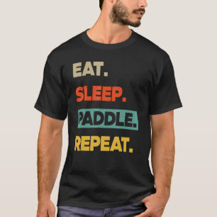 Camiseta Coma o remo do remo da canoa Kayak