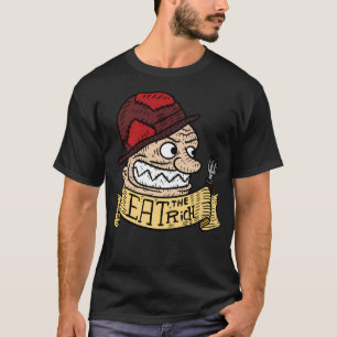 Camiseta Coma O Rich Alimente Os Pobres. Arte anti-pobreza