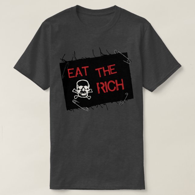 Camiseta Coma o Rich Distress Patch (Frente do Design)
