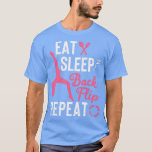 Camiseta Coma o Sacudir traseiro Repetição da ginástica do