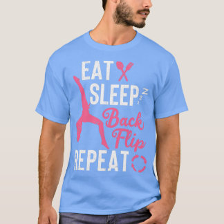 Camiseta Coma o Sacudir traseiro Repetição da ginástica do