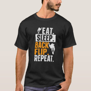 Camiseta Coma o Sacudir traseiro Repetitivo ginástica do gi