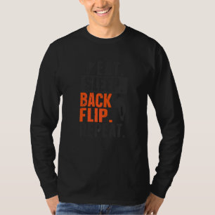 Camiseta Coma o Sacudir traseiro Repetitivo ginástica do gi