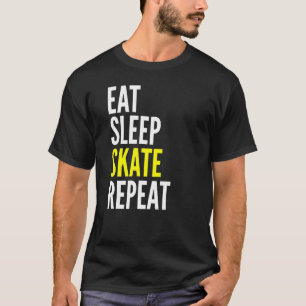 Camiseta Coma o Skate de latência Repetir o controle de ska