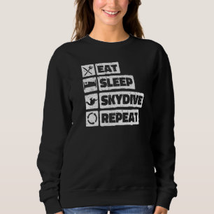 Camiseta Coma o Skydive Repetitivo Disparação Legal 5