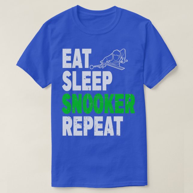 Camiseta Coma o Snooker Repeat Snooker Design Classic TS (Frente do Design)