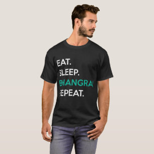 Camiseta Coma o sono Bhangra! Repita