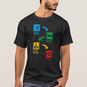 Camiseta Coma o sono, continue correndo Kart