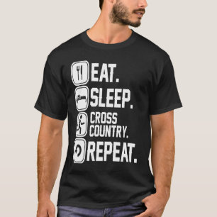 Camiseta Coma o sono entre países repetindo a corrida