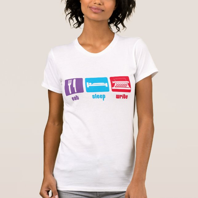 Camiseta Coma o sono escrevem (Frente)