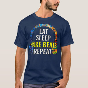 Camiseta Coma O Sono Faça O Beats Repetir O Produtor De M