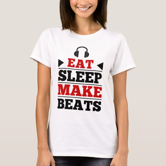Camiseta Coma o sono fazem batidas (Frente)