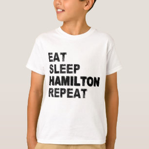Camiseta Coma o sono Hamilton Repetir