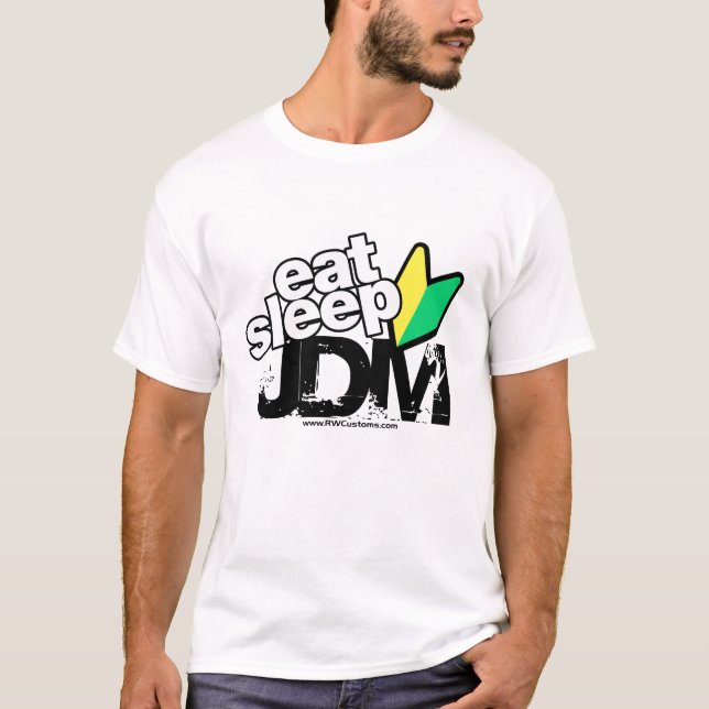 Camiseta Coma o sono JDM (a luz) (Frente)