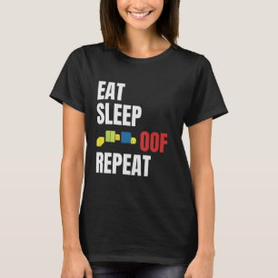 Camiseta Coma O Sono Repetindo Jogadores Engraçados Dedicam