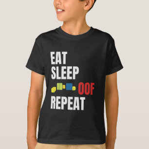 Camiseta Coma O Sono Repetindo Jogadores Engraçados Dedicam
