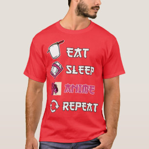 Camiseta Coma o sono Repetir Merch Ramen Otaku Gift