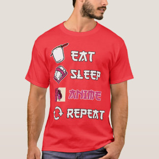 Camiseta Coma o sono Repetir Merch Ramen Otaku Gift