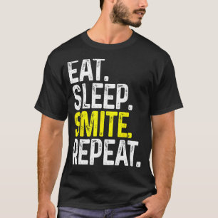Camiseta Coma o sono Repetir o Rolep de jogos de mesa engra